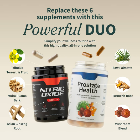 Prostate Health & Nitric Oxide Capsules Combo