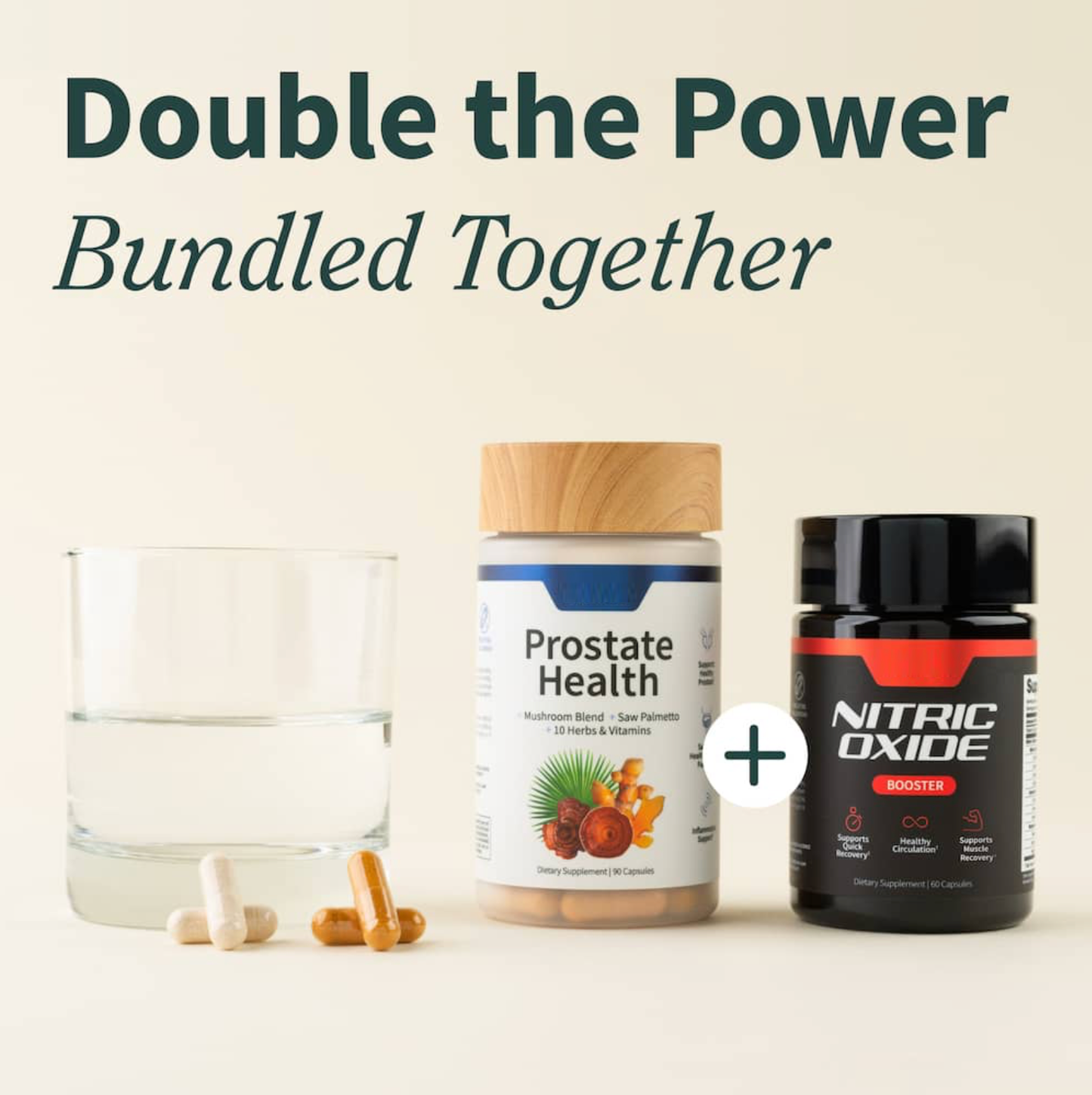 Prostate Health & Nitric Oxide Capsules Combo